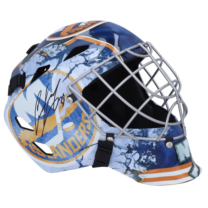 Ilya Sorokin Autographed New York Islanders Replica Mask Fanatics