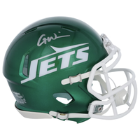 Garrett Wilson Autographed Jets 2023 Alternate Mini Speed Helmet Fanatics