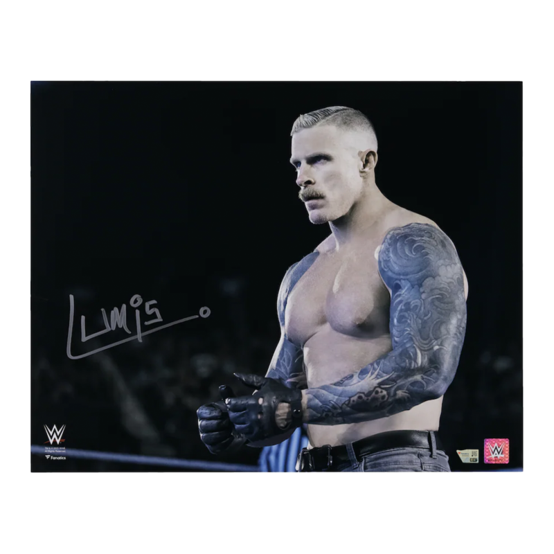 Dexter Lumis Autographed WWE in Ring Stare Down 16" x 20" Photograph Fanatics