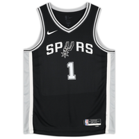 Victor Wembanyama Autographed "2024 ROY" San Antonio Spurs Black Icon Ed. Jersey Fanatics