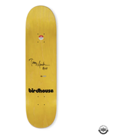 Tony Hawk Autographed/Insc Birdhouse Falcon 1 Yellow Skateboard Deck UDA LE 3