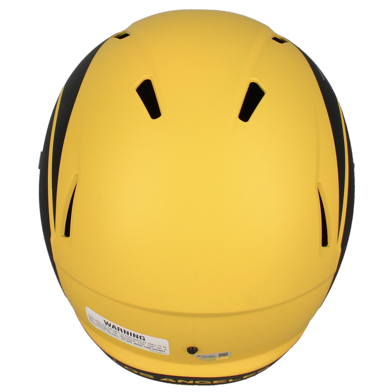 Puka Nacua Autographed Los Angeles Rams 'RAVE' Full Size Speed Helmet Fanatics