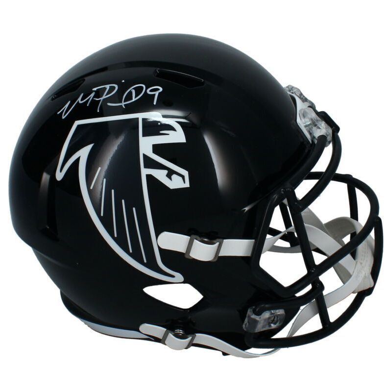 Michael Penix Jr. Autographed Falcons 2003-19 Full Size Speed Helmet Beckett