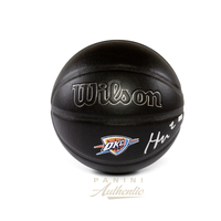 Shai Gilgeous-Alexander Autographed OKC Thunder Premier Replica Ball Panini