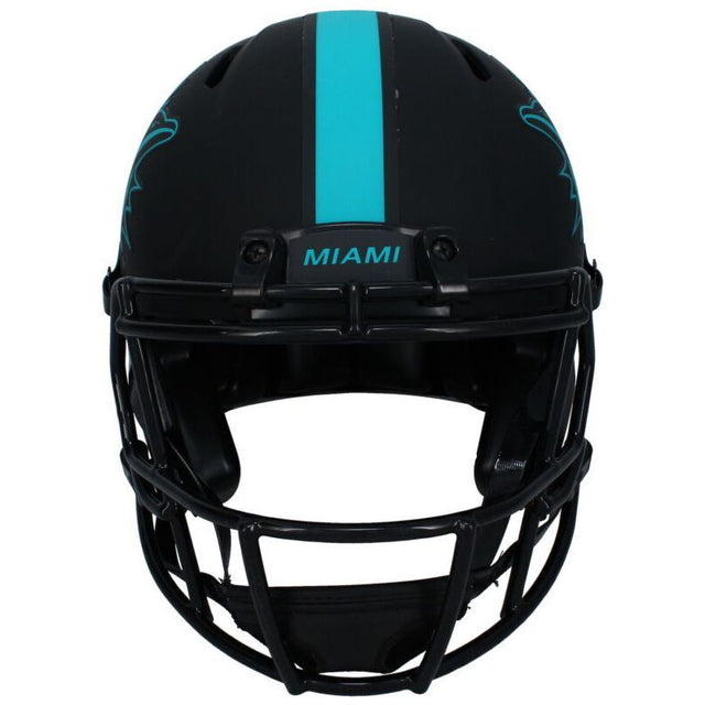 De'Von Achane Autographed Miami Dolphins Eclipse Speed Authentic Helmet Beckett