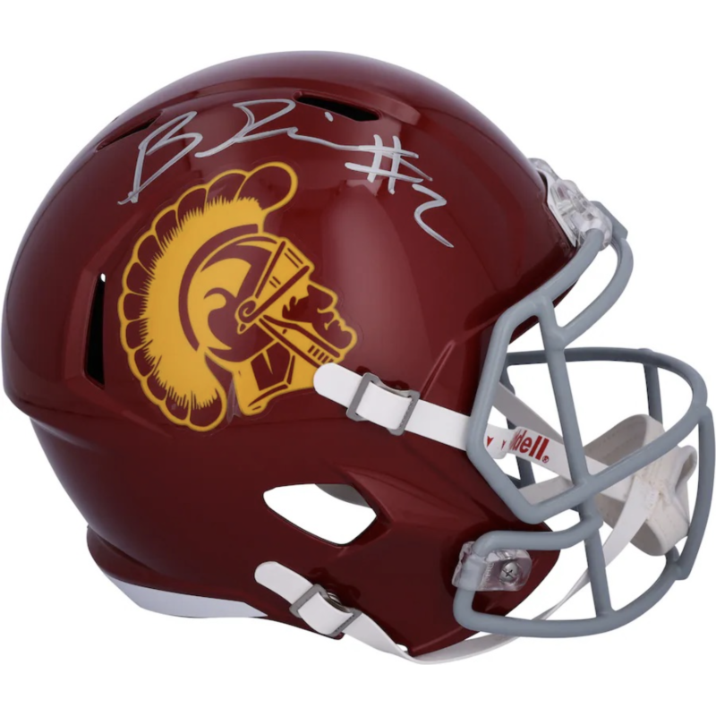 Brenden Rice Autographed USC Trojans Full Size Speed Helmet Fanatics