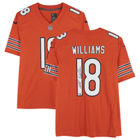 Caleb Williams Autographed Chicago Bears Nike Limited Orange Jersey Fanatics