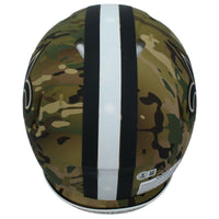 Rashid Shaheed Autographed New Orleans Saints Camo Authentic Speed Helmet Beckett