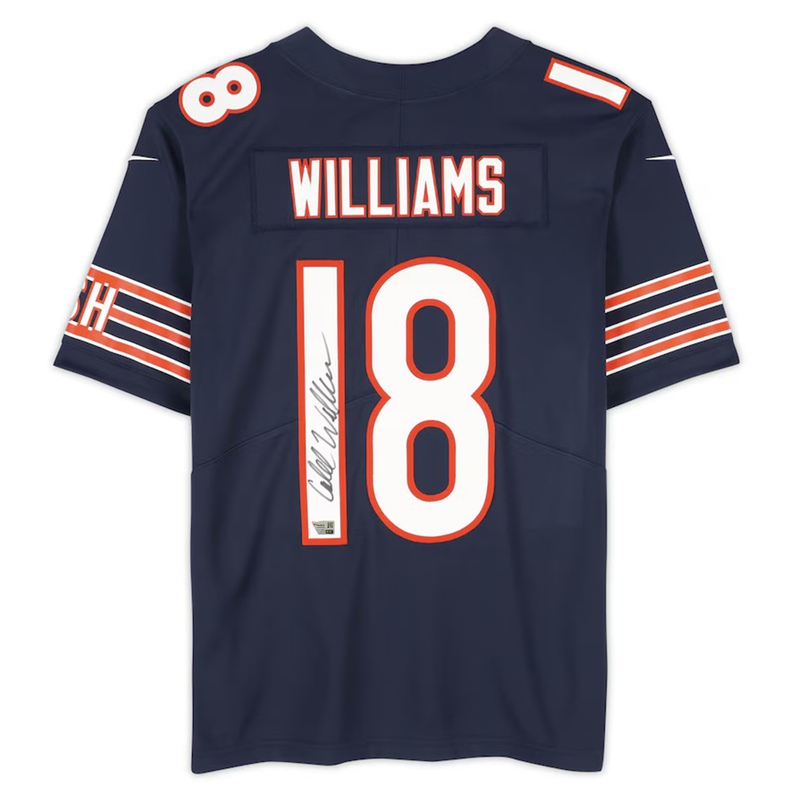 Caleb Williams Autographed Chicago Bears Nike Limited Navy Jersey Fanatics