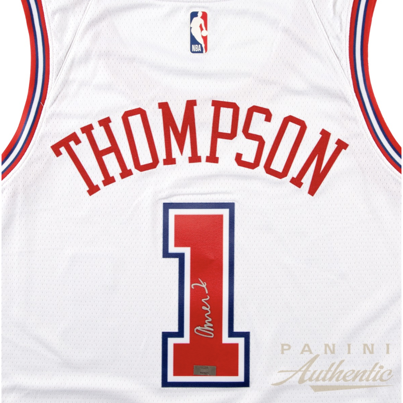 Amen Thompson Autographed Houston Rockets 'Hometown Heroes' Swingman Jersey Panini