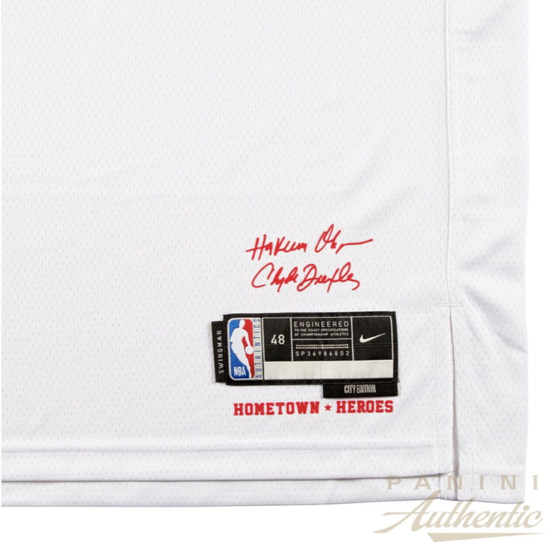 Amen Thompson Autographed Houston Rockets 'Hometown Heroes' Swingman Jersey Panini