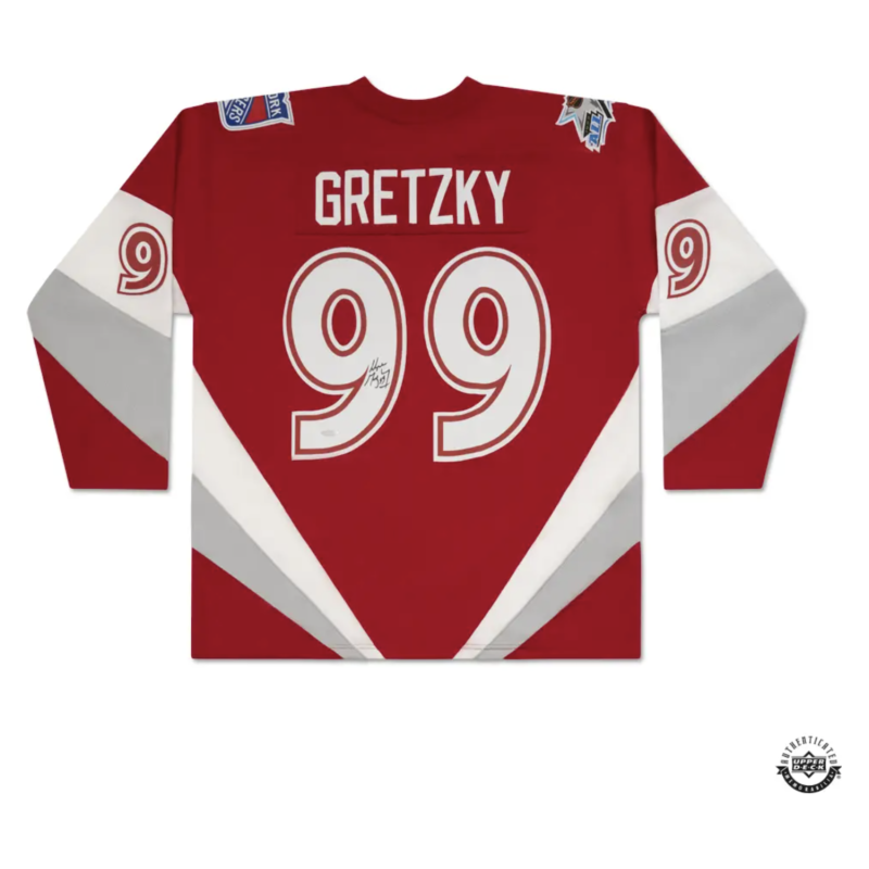 Wayne Gretzky Autographed Vintage Red 1999 All-Star Game Jersey UDA