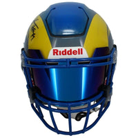 Eric Dickerson Autographed "HOF 99" Rams Custom Speed Flex Helmet Beckett