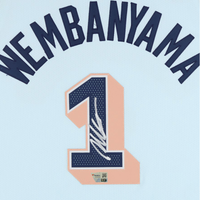 Victor Wembanyama Autographed San Antonio Spurs Authentic Light Blue City Ed Jersey Fanatics