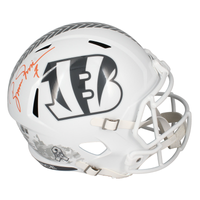 Boomer Esiason Autographed Bengals 2024 STS Full Size Speed Helmet Beckett