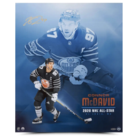 Connor McDavid Autographed Edmonton Oilers "2020 All Star" 20" x 24" Photograph UDA