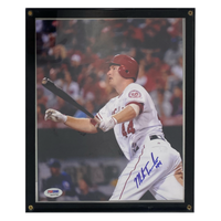 Mark Trumbo Autographed Los Angeles Angels Signature Framed 8 x 10 Photo PSA/DNA