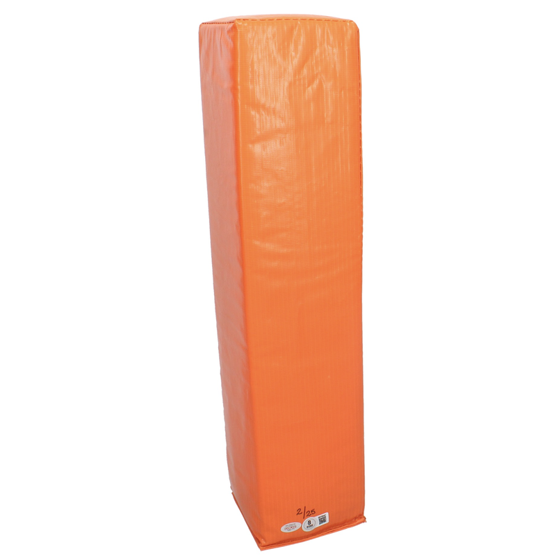 Dalton Schultz Autographed Houston Texans "Swarm H's Up" End Zone Pylon Beckett Witnessed LE 25