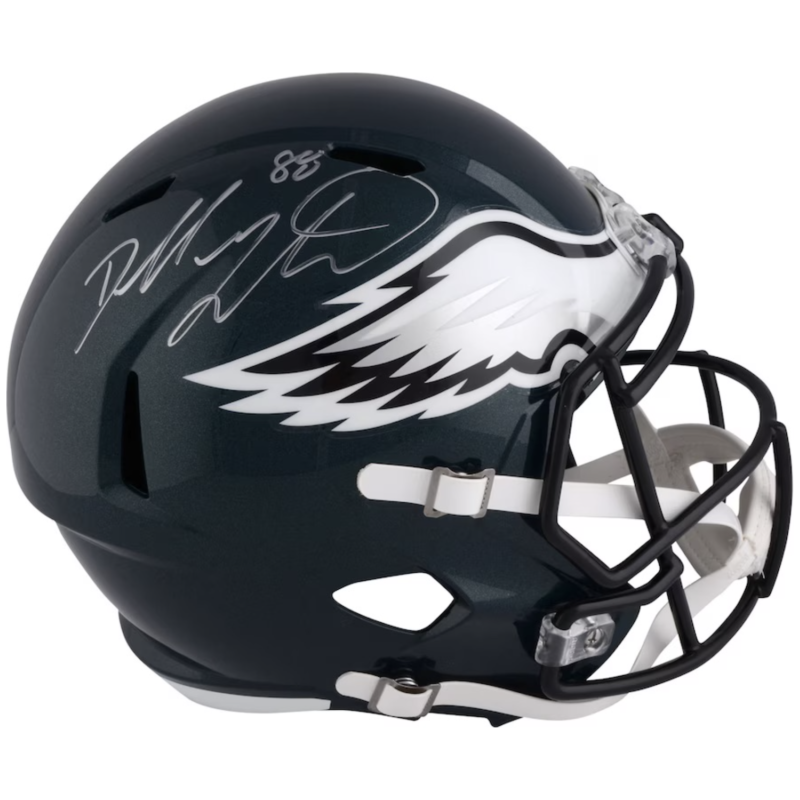 Dallas Goedert Autographed Philadelphia Eagles Full Size Speed Helmet Fanatics
