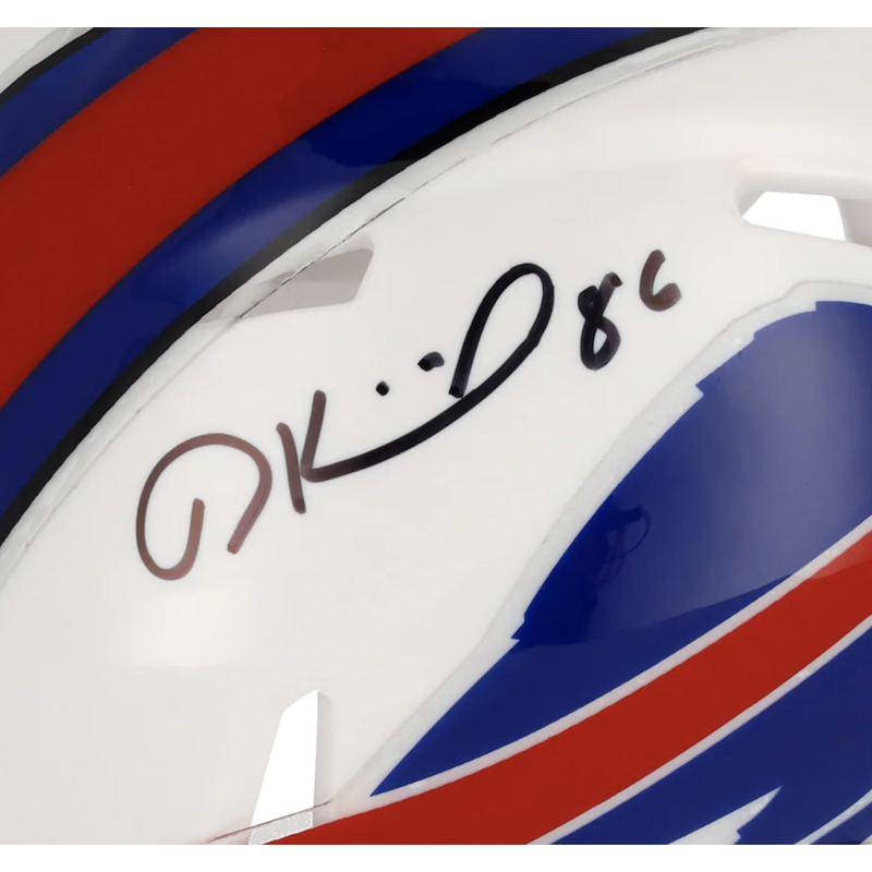 Dalton Kincaid Autographed Buffalo Bills Speed Mini Helmet Fanatics