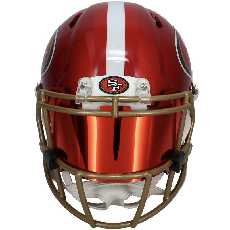 Joe Montana Autographed San Francisco 49ers Flash Speed Authentic Helmet with Visor &amp; 3D Bumpers Fanatics