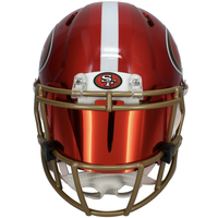 Joe Montana Autographed San Francisco 49ers Flash Speed Authentic Helmet with Visor &amp; 3D Bumpers Fanatics