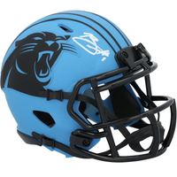 Bryce Young Autographed Carolina Panthers 'RAVE' Mini Speed Helmet Fanatics