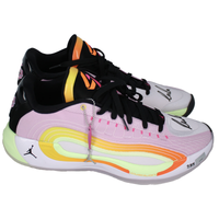 Luka Doncic Autographed Jordan Brand Luka 4 "Gone Fishing" Shoes Panini LE 25