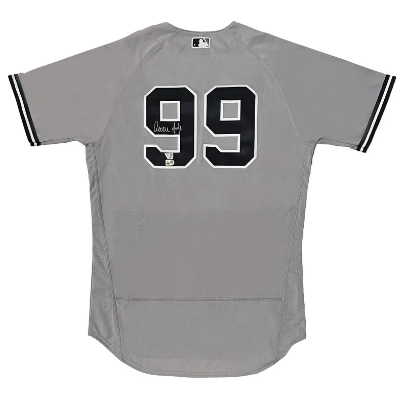 Aaron Judge Autographed New York Yankees Authentic Away Jersey Fanatics
