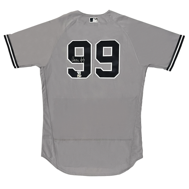 Aaron Judge Autographed New York Yankees Authentic Away Jersey Fanatics