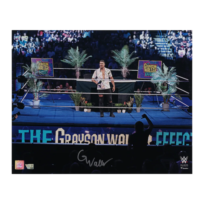Grayson Waller Autographed WWE The Grayson Waller Effect 16 x 20 Photo Fanatics