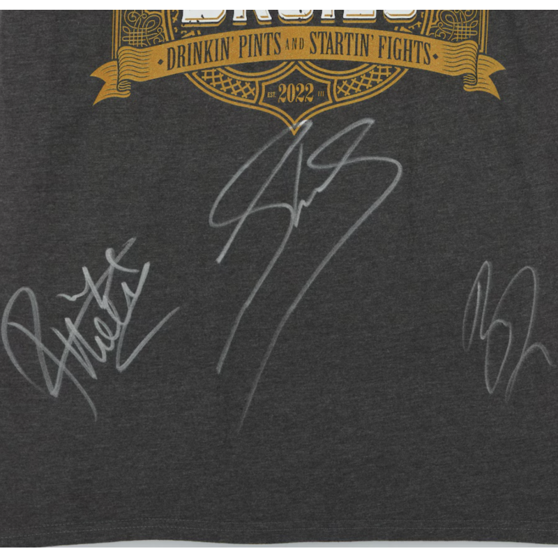 Sheamus, Butch, and Holland Autographed WWE The Brawling Brutes Shirt Fanatics