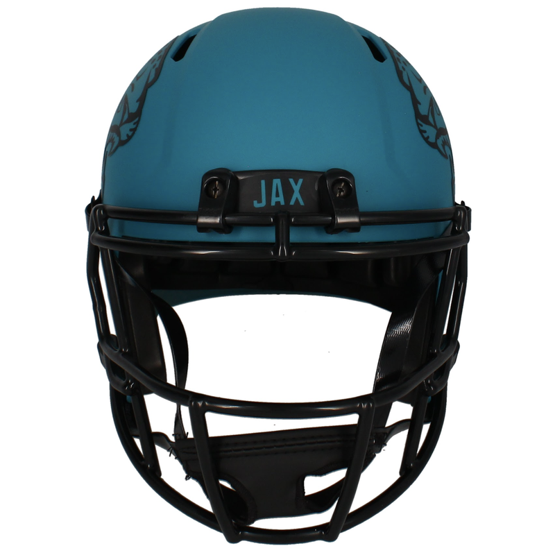 Brian Thomas Jr. Autographed (In Green) Jaguars Full Size 'RAVE' Helmet Fanatics