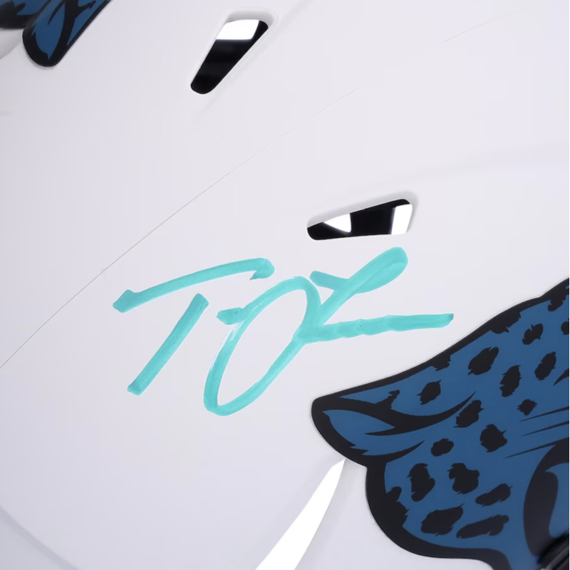 Trevor Lawrence Autographed Jaguars Mini Speed Lunar Eclipse Helmet Fanatics