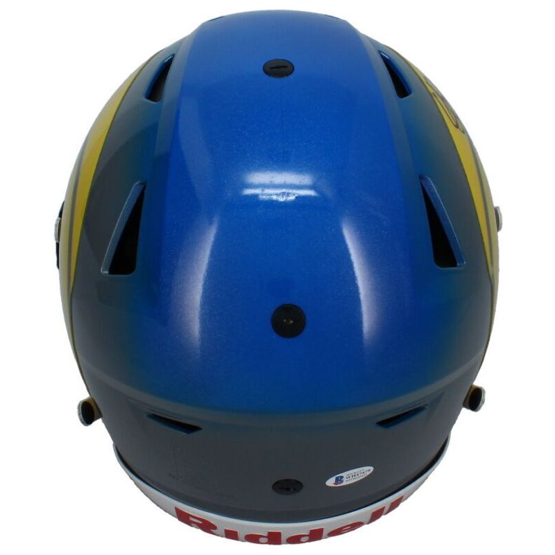 Eric Dickerson Autographed "HOF 99" Rams Custom Speed Flex Helmet Beckett