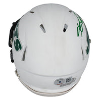 Ahmad "Sauce" Gardner Autographed New York Jets Speed White Matte Mini Helmet Beckett