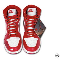 Michael Jordan Autographed Nike 1 Retro 1985 & Air Ship New Beginnings Shoes UDA