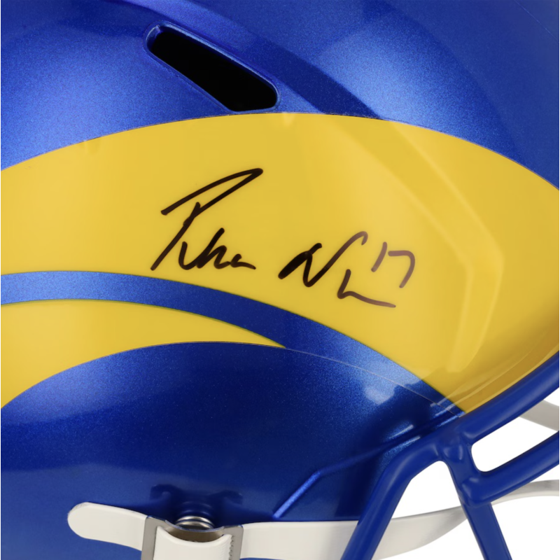 Puka Nacua Autographed Los Angeles Rams Full Size Speed Helmet Fanatics