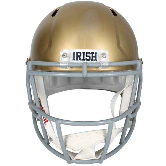 Lou Holtz Autographed Notre Dame "Play Like A Champion" Full Size Helmet Fanatics