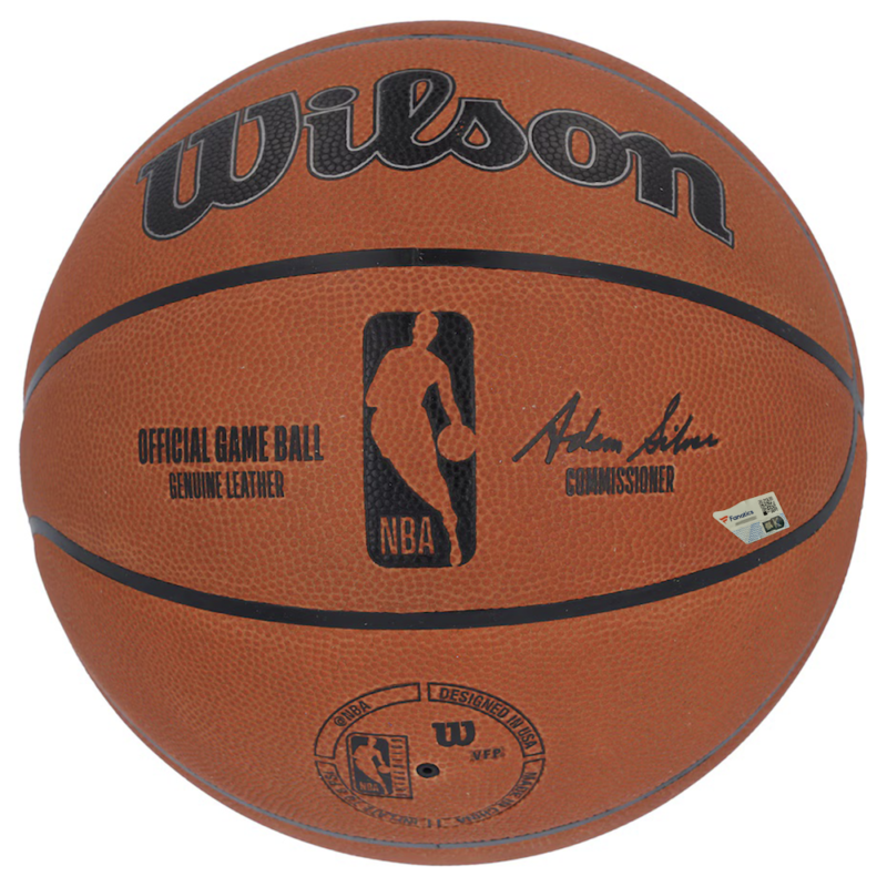 Victor Wembayana Autographed San Antonio Spurs Wilson Official NBA Authentic Basketball Fanatics