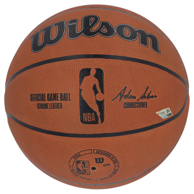 Victor Wembayana Autographed San Antonio Spurs Wilson Official NBA Authentic Basketball Fanatics