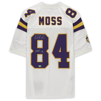 Randy Moss Autographed "HOF 18" Vikings Authentic M&N Jersey Fanatics