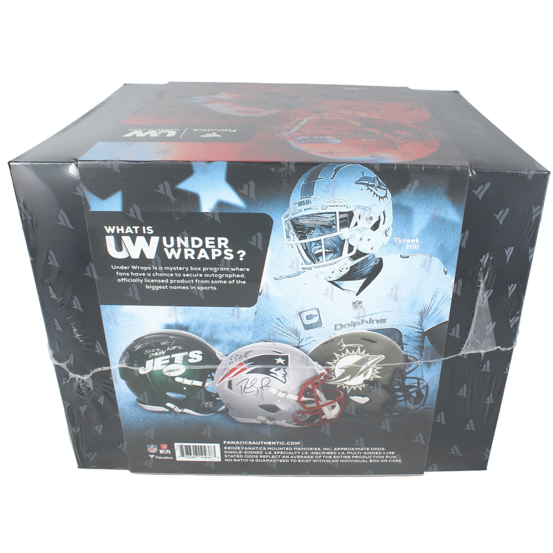 2025 Fanatics NFL Authentic Helmet Under Wraps (Brady, Jayden, Caleb, etc.)