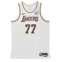 Luka Doncic Autographed Los Angeles Lakers White Nike Authentic Jersey Panini