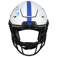 Michael Strahan Autographed New York GIants Lunar Speedflex Helmet Beckett