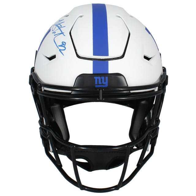 Michael Strahan Autographed New York GIants Lunar Speedflex Helmet Beckett