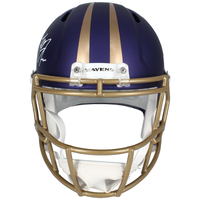 Terrell Suggs Autographed Baltimore Ravens 2024 Alternate Full Size Speed Helmet Beckett