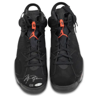 Michael Jordan Autographed Nike Air Jordan 6 'Infrared' 2019 Shoes UDA LE 23