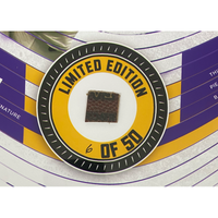 Justin Jefferson Vikings Framed 15" x 17" Game Used Football Collage LE 50