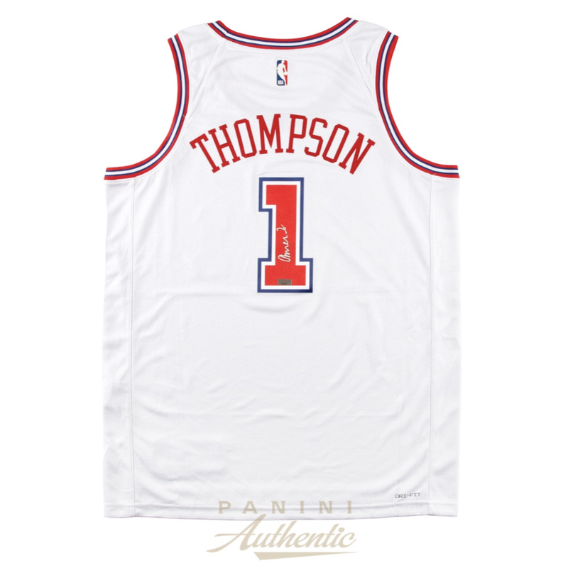 Amen Thompson Autographed Houston Rockets 'Hometown Heroes' Swingman Jersey Panini